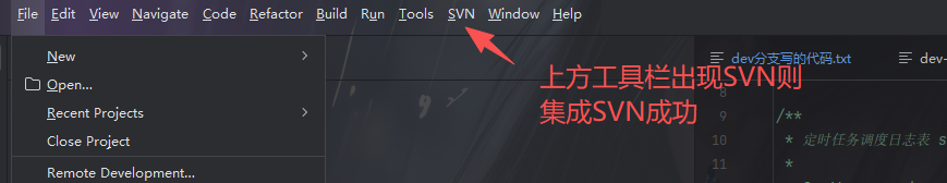 idea集成svn2