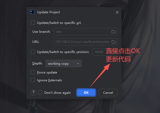 idea-更新代码